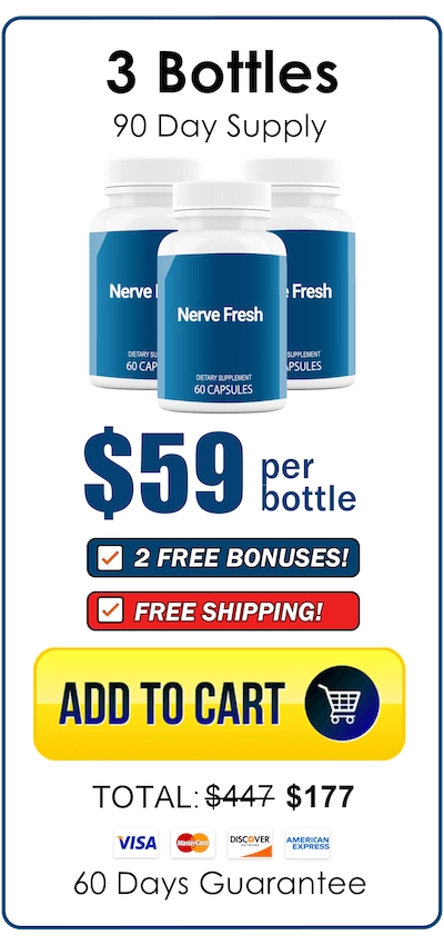 3 Bottle- Nerve Fresh-Newest Formula To Promote Nerve Comfort